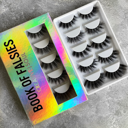 Book of Falsies - Vegan False Eyelashes Set